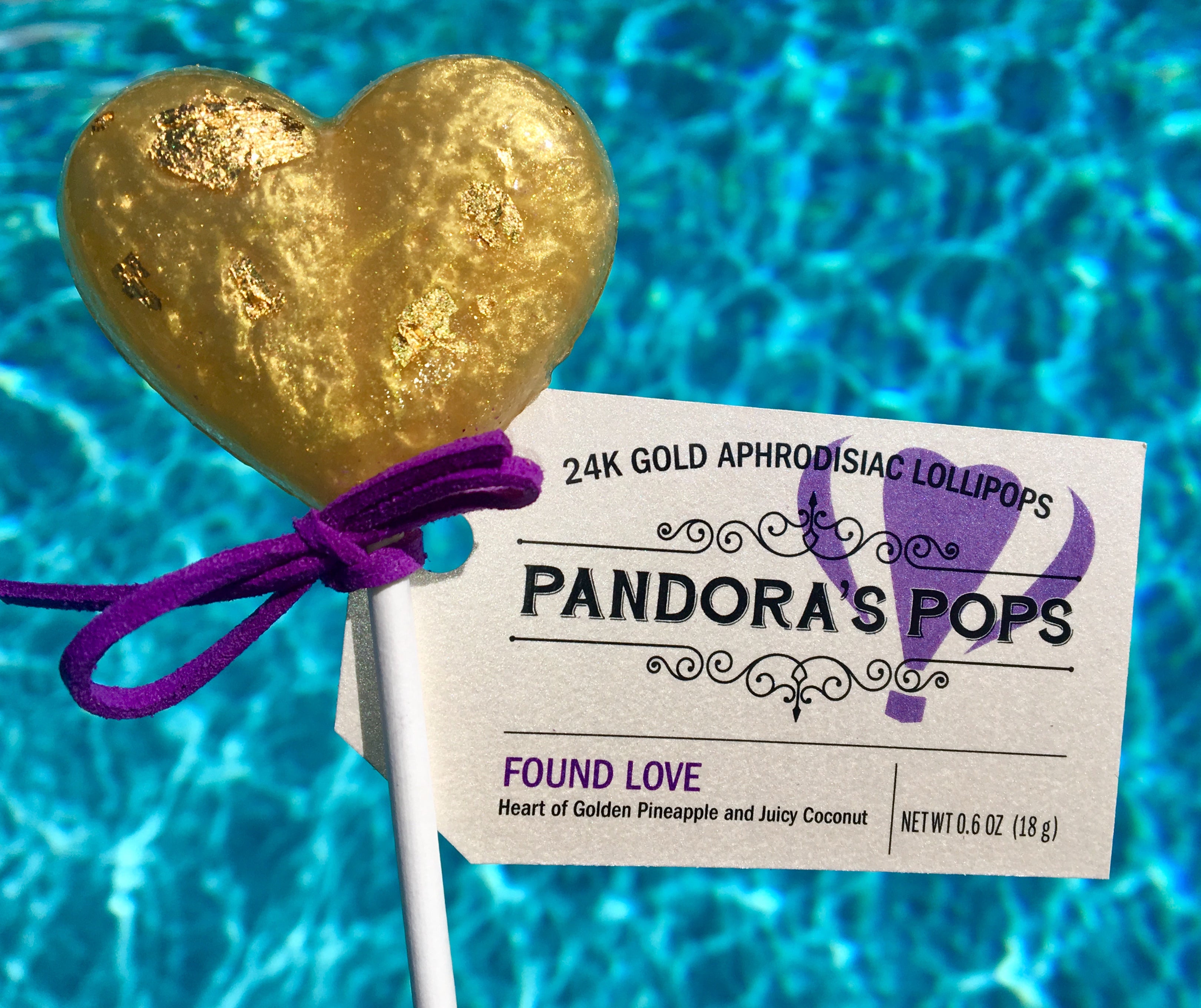 Found Love 24K Gold Lollipops