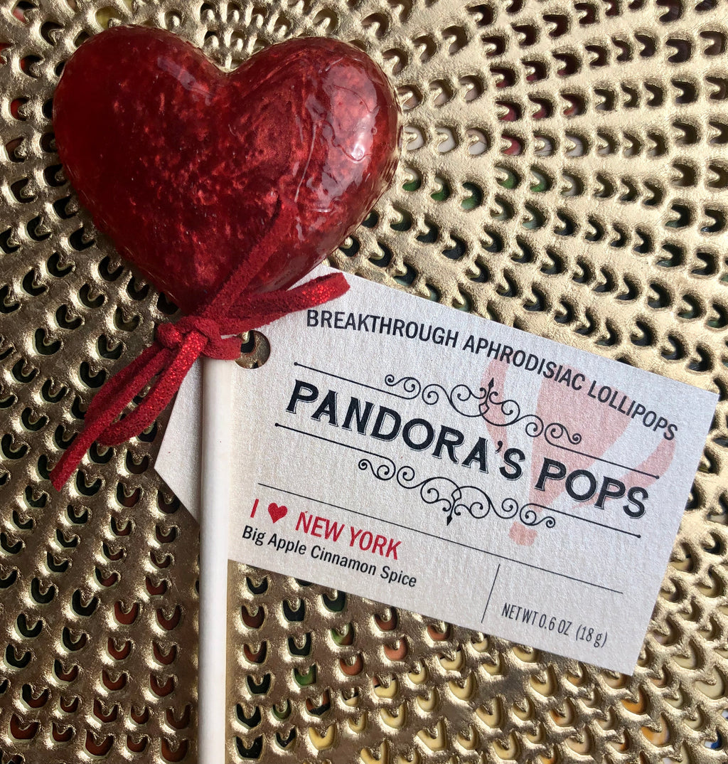 I Love New York Aphrodisiac Lollipops