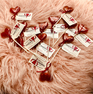 Romping Rose Aphrodisiac Lollipops