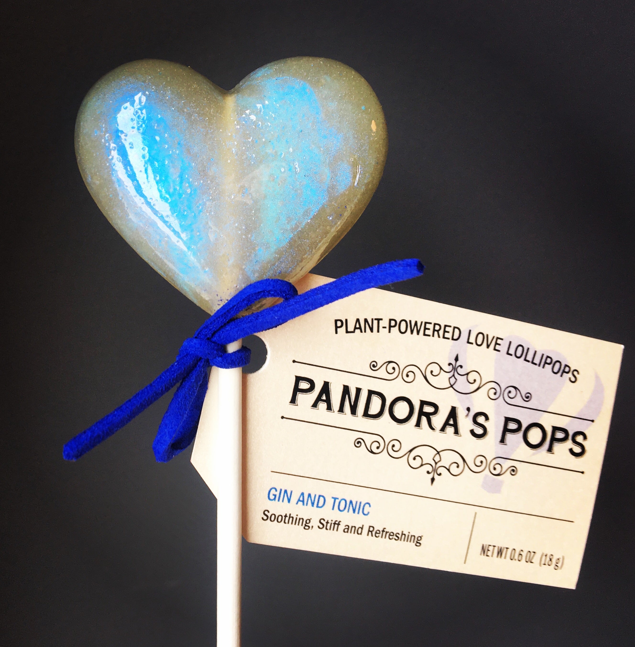 Gin and Tonic Aphrodisiac Lollipops