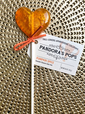 Pumpkin Spice Aphrodisiac Lollipops